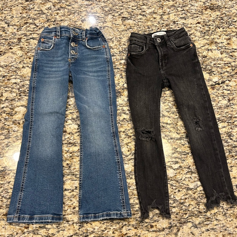 Zara girls jeans